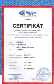 Certifikát 1